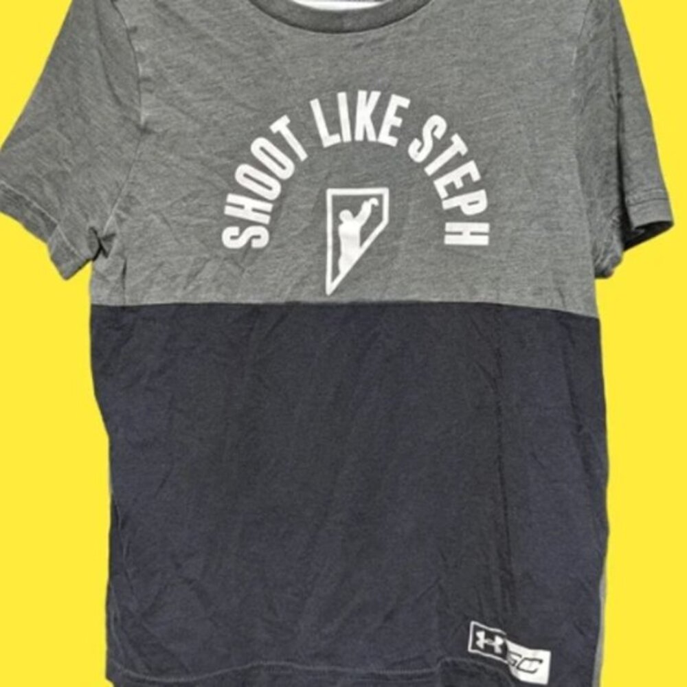 Boys Under Armour Shoot like Steph‎ Gray/Black Size YXS
